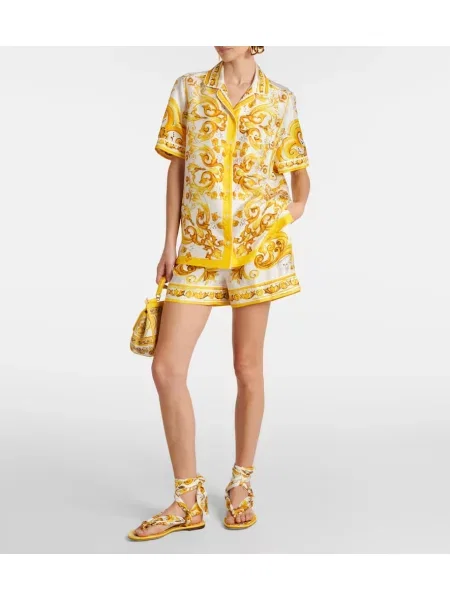 Svilena srajca Dolce&gabbana