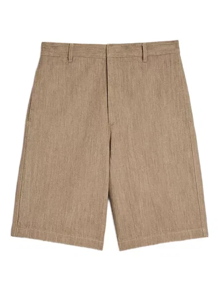 Pantaloni scurți Jil Sander maro