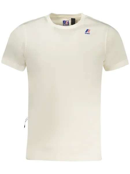 Tricou K-way scurt alb