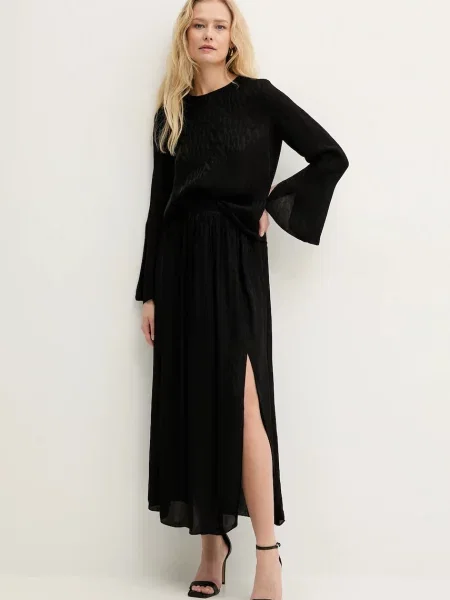 Блузка Armani Exchange візерунок чорний