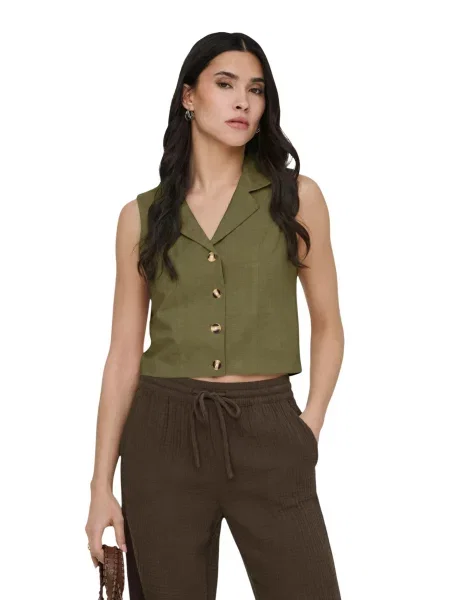 Kamizelka Jacqueline De Yong biała