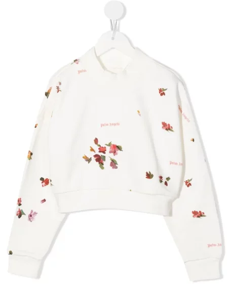 Bluza dziecięca Palm Angels biała