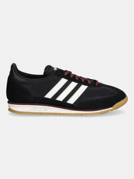 Σουέτ αθλητικά παπούτσια adidas Originals Sl 72 Og W μαύρο