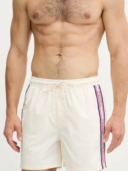 Calvin Klein plavecké šortky pánske béžová