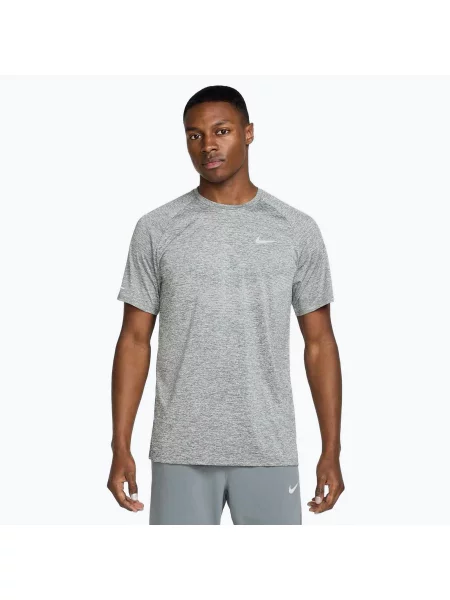 Tricou de alergare pentru bărbați Nike Stride ADV smoke grey / heather gri