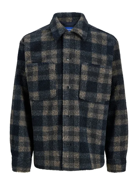 JACK & JONES Prehodna jakna JORBLEECKER nočno modra / temno siva