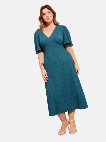 Friends Like These Rochie cyan