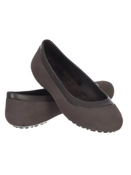 Balerinke Crocs brez pet črna