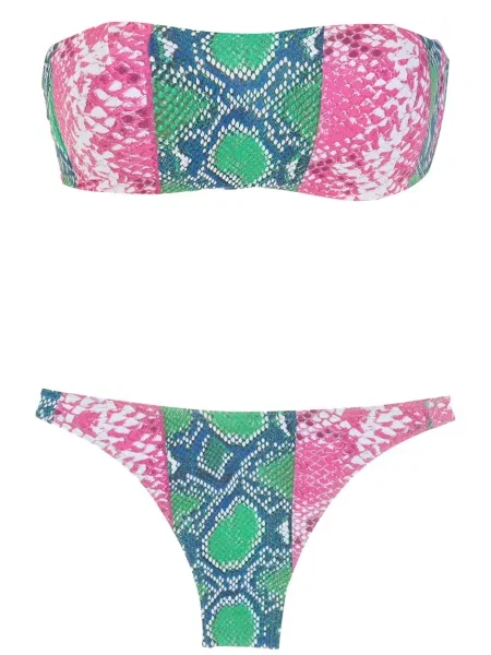 Bikini Amir Slama z nadrukiem zielony