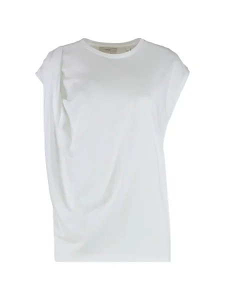 Koszulka Vince drapowana biała