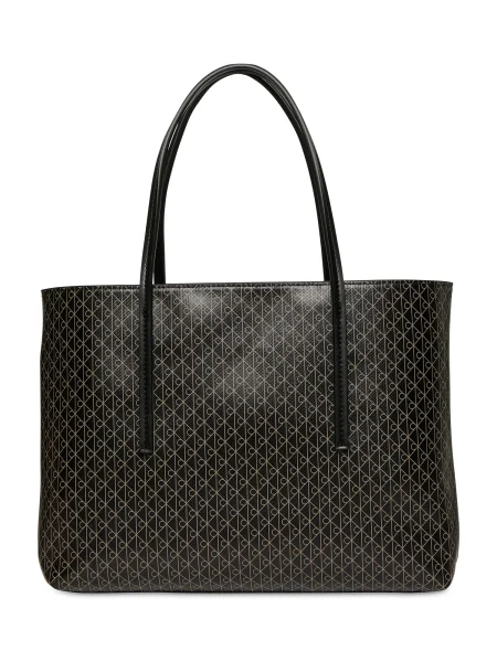 Calvin Klein Geantă shopper + borsetă maro