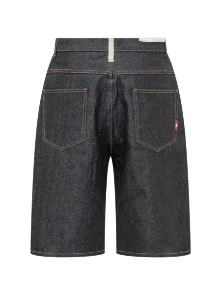 Pantaloni scurți din denim Amish albastru