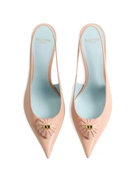 Pantofi cu toc Valentino Garavani slingback roz