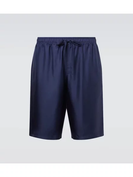 Bermude Dolce&gabbana din satin albastru
