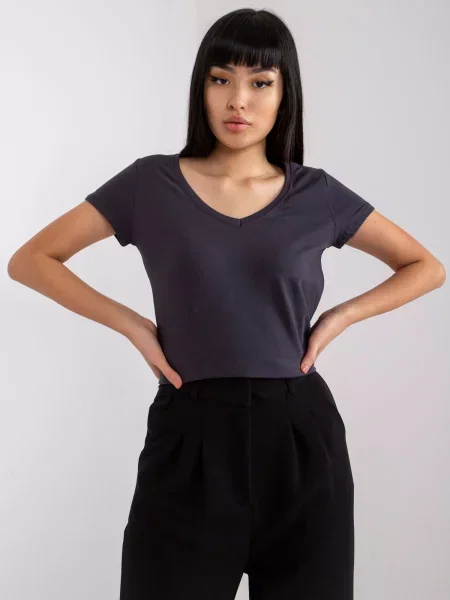 Tričko Fashionhunters sivá
