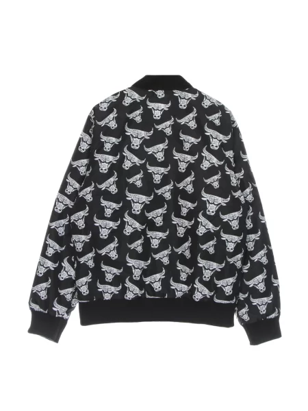 Kurtka bomber New Era z nadrukiem czarny
