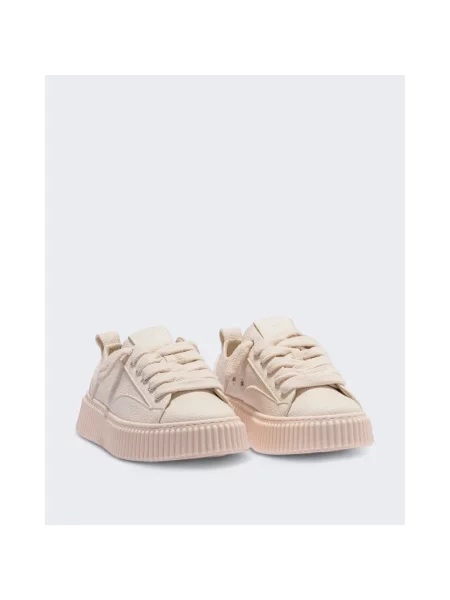 Sneakersy Rhun skórzane beżowe