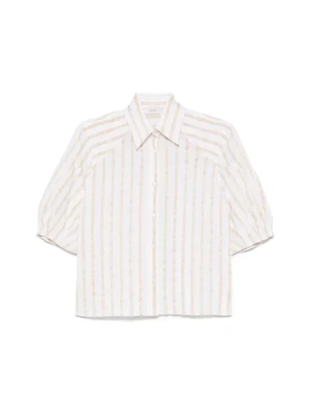 Koszula Mazzarelli w paski biała