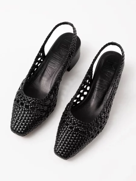 Кожаные туфли Souliers Martinez с открытой пяткой