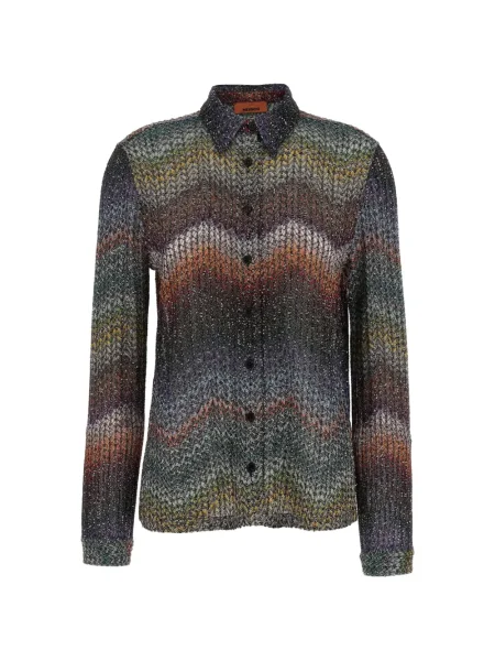 Cămașă Missoni cu paiete gri