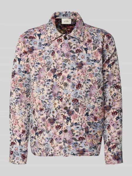 Koszula overshirt o kroju regular fit z kołnierzykiem kent model Hugh' Les Deux beżowa