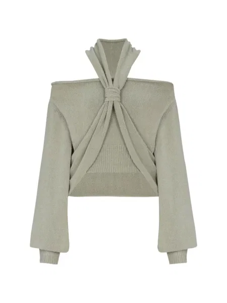 Pulover Balmain lung verde