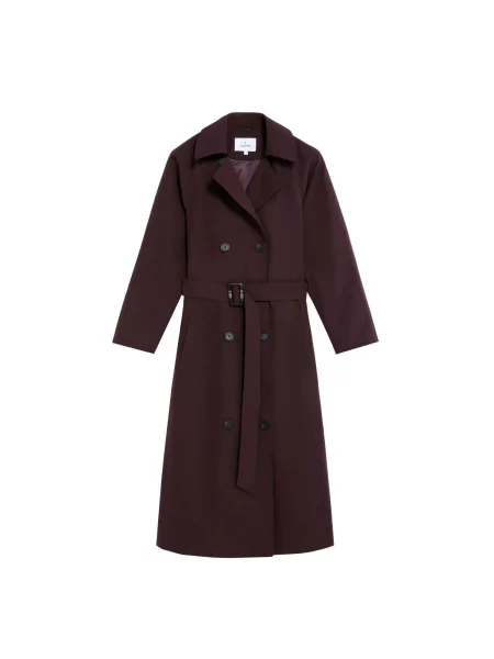 Scalpers Prehoden plašč burgund