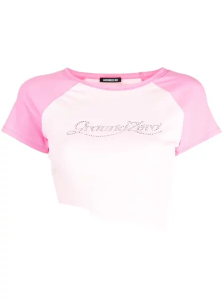 Tricou Ground Zero roz