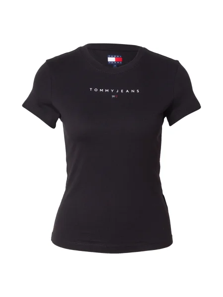 Tommy Jeans T-shirt Bling Linear crna