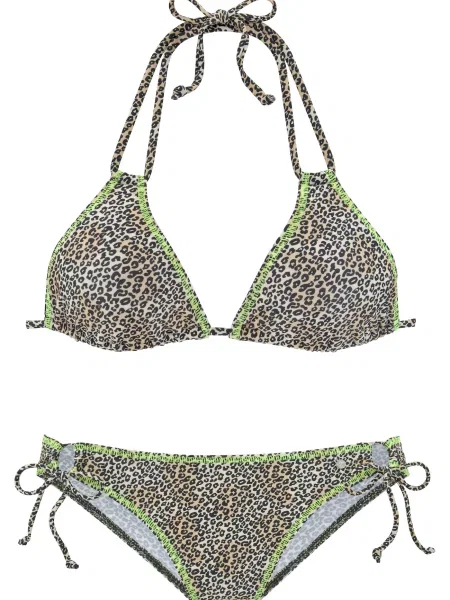 BUFFALO Bikini bež / rumena črna