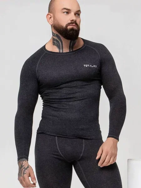 Однотонна термобілизна Totalfit сіра