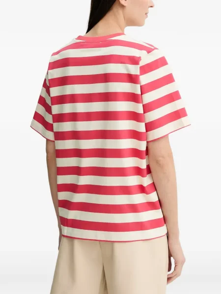 Tricou Stand Studio cu dungi roșu