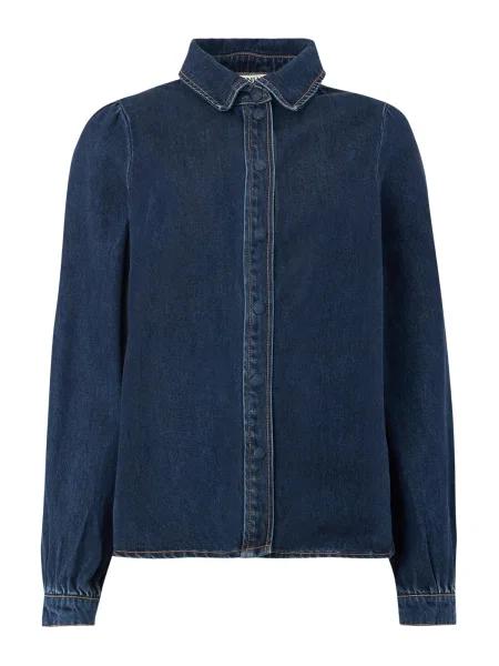 ONLY Geacă de primăvară-toamnă ONLJULIE denim albastru