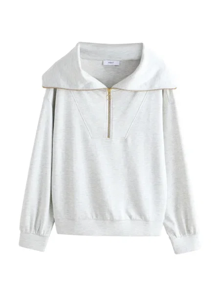 Next Mikina melír šedý