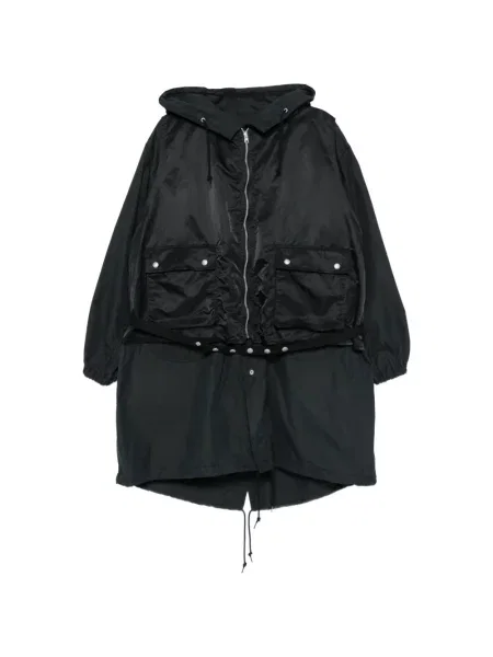 Palton Comme Des Garçons Homme cu glugă albastru