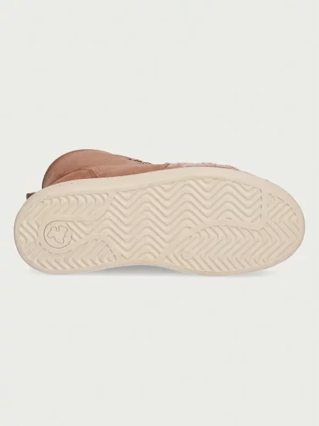 Mou Eskimo Lace-Up Sneaker hócsizma női velúr bézs