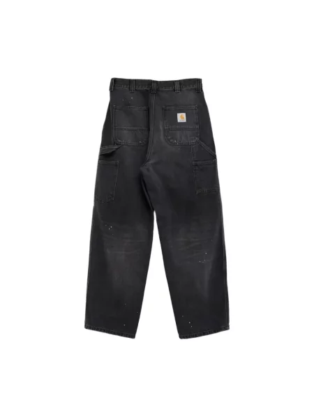 Szerokie jeansy Carhartt Wip szare