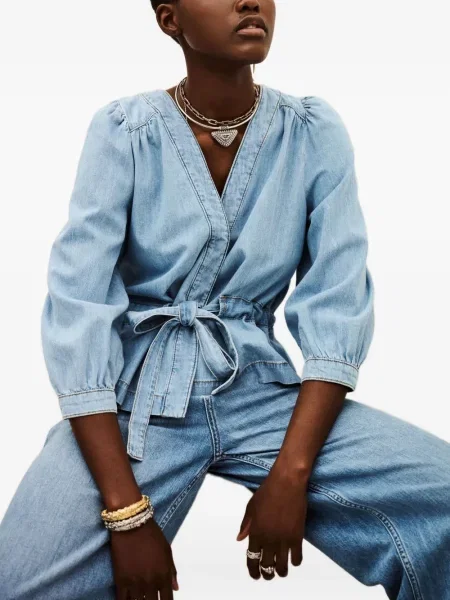 Bluză Ba&sh albastru