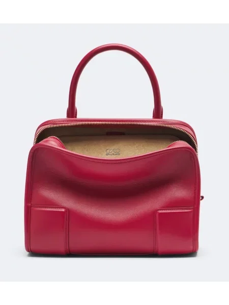 Top Loewe din piele roșu