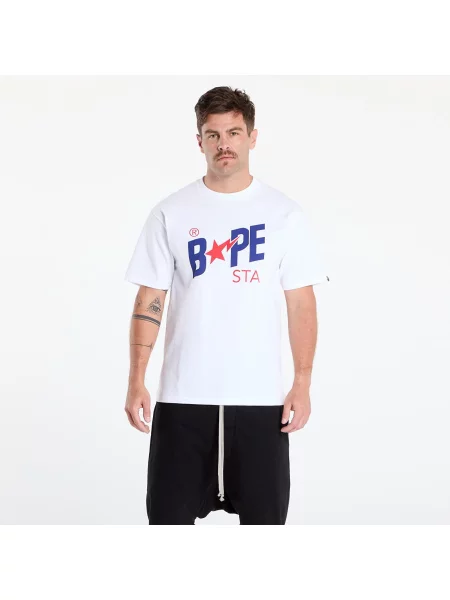 A Bathing Ape t-shirt z nadrukiem biały
