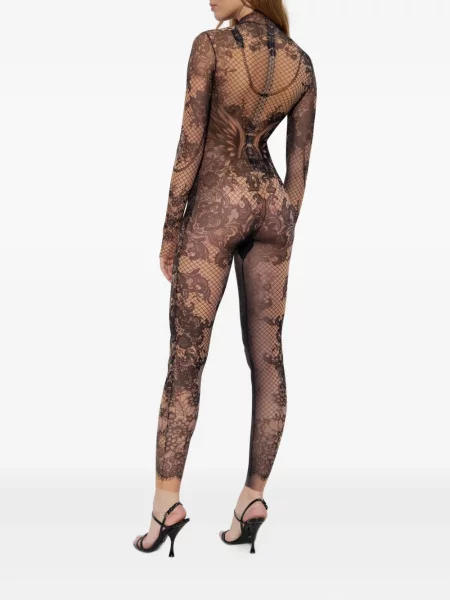 Salopetă Dsquared2 cu imagine negru