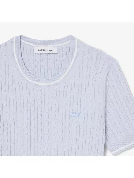 Lacoste светр Regular Fit блакитний