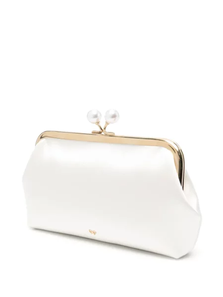 Geantă plic Anya Hindmarch alb
