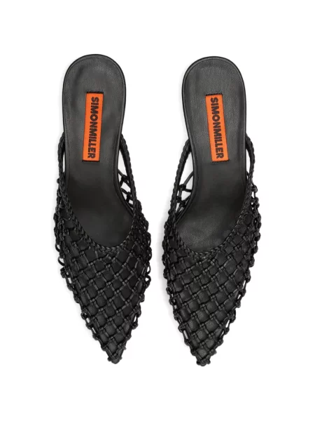 Papuci tip mules Simon Miller negru