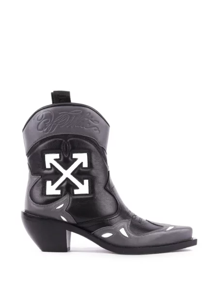 Botine Off-white alb