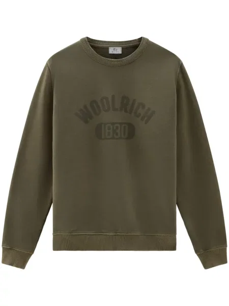 Hanorac Woolrich cu imagine verde