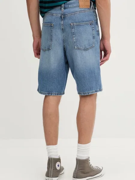 Tommy Jeans szorty jeansowe niebieskie