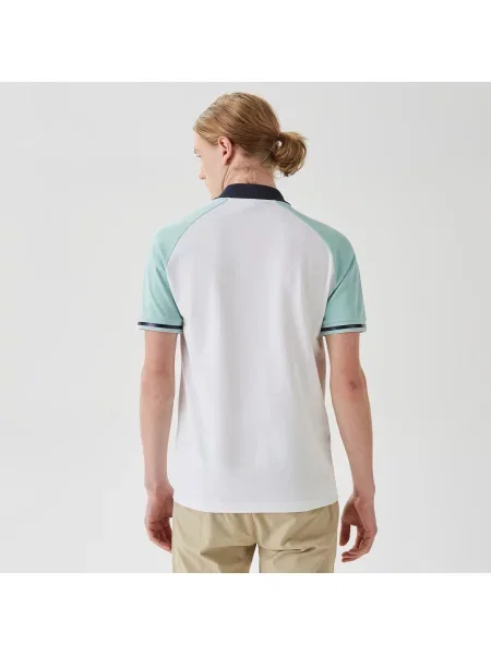 Поло Lacoste белое