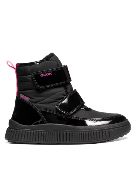 Geox Trzewiki J Laquinny Girl B Abx S czarny