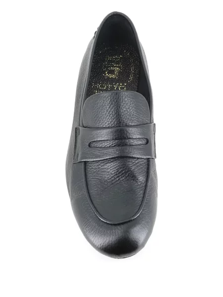 Pantofi loafer Alexander Hotto din piele negru